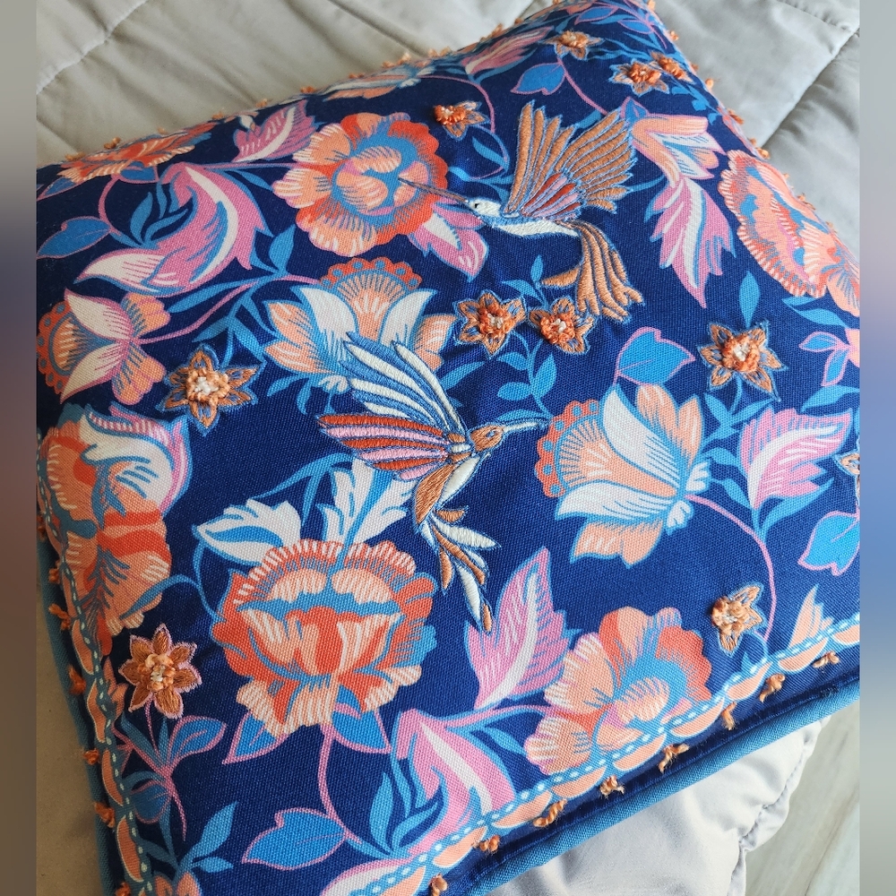 NWT Anthropologie Alexandra Farmer Indoor Outdoor Pillow